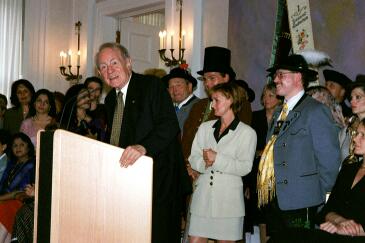 Empfang bei Bundespr�sident Rau